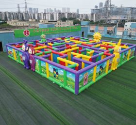 MAZE1-151 Надувной лабиринт в стиле Телетаббис