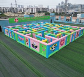 MAZE1-157 Надувной лабиринт в стиле Суперкрошек