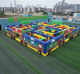 MAZE1-160 Надувной лабиринт в стиле «Томас и друзья»