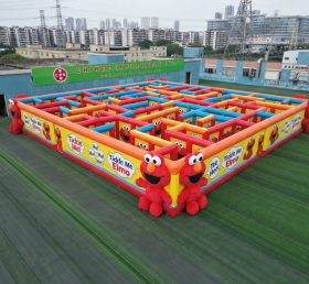 MAZE1-161 Надувной лабиринт в стиле Tickle Me Elmo