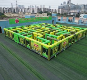 MAZE1-168 Надувной лабиринт в токсичном стиле