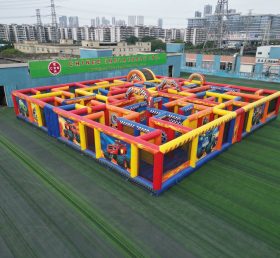 MAZE1-18 Надувной лабиринт в стиле монстра Blaze