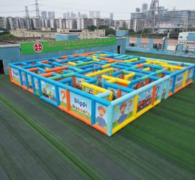 MAZE1-19 Надувной лабиринт в тематике Blippi Wonders