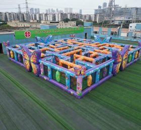 MAZE1-24 Надувной лабиринт в бабочковом стиле