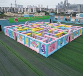 MAZE1-26 Надувной лабиринт в стиле Care Bears