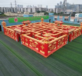 MAZE1-30 Надувной лабиринт в китайском стиле