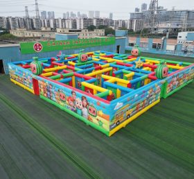 MAZE1-34 Надувной лабиринт в стиле Cocomelon