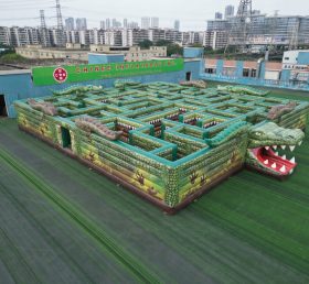 MAZE1-38 Надувной лабиринт с крокодильей тематикой
