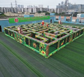 MAZE1-76 Надувной лабиринт в джунглях