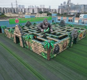 MAZE1-78 Надувной лабиринт в тематике Кинг-Конга