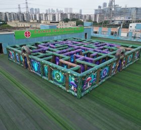 MAZE1-86 Надувной лабиринт в стиле Волшебного леса