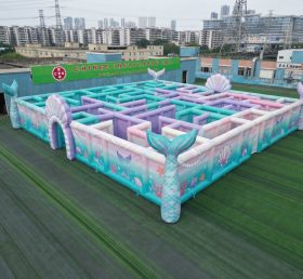 MAZE1-89 Надувной лабиринт в русалочьем стиле