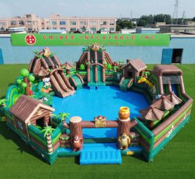 Pool3-750 Водный парк с бассейном в стиле «Буни и Медведи»