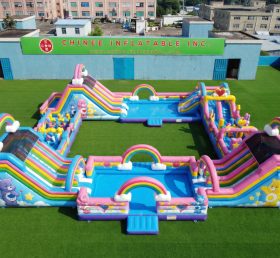Pool3-751 Водный парк с бассейном в стиле Care Bears