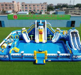 Pool3-753 Водный парк бассейна в стиле Дональда Дака