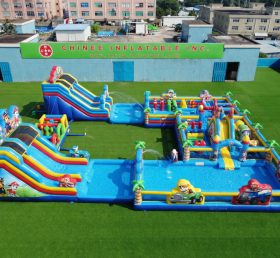 Pool3-765 Водный парк с бассейном в стиле Щенячьего патруля