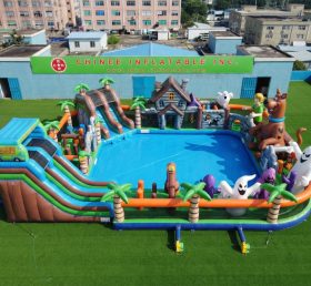 Pool3-774 Водный парк бассейна в стиле Скуби-Ду