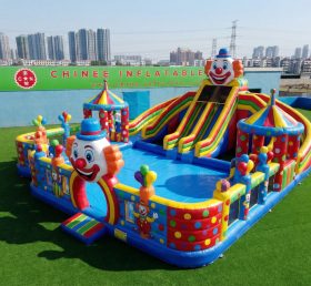 Pool3-799 Бассейн Водный парк с клоунской тематикой