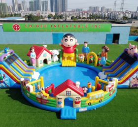 Pool3-800 Водный парк с бассейном в стиле «Карандашный Синтян»