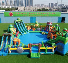 Pool3-815 Водный парк с бассейном в стиле Черепашек-ниндзя