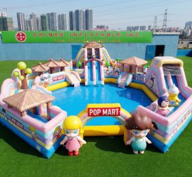 Pool3-820 Водный парк с бассейном в тематике Pop Mart