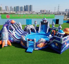 Pool3-825 Космический тематический водный парк бассейна