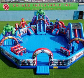 Pool3-830 Водный парк бассейна в тематике Мстителей