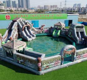 Pool3-839 Водный парк с зомби‑темой
