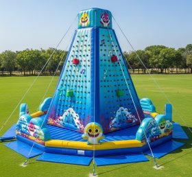T11-4135 Надувная стена для лазания в стиле Baby Shark