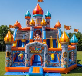 T5-2020 Надувные замки в стиле Blippi Wonders