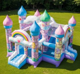 T5-2027 Надувные замки в стиле Care Bears
