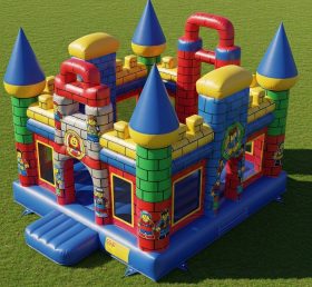 T5-2069 Надувные замки в стиле Lego