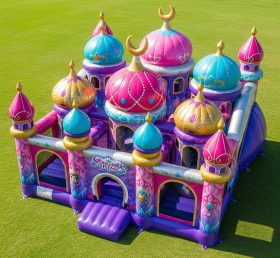 T5-2141 Надувные замки в стиле Shimmer & Shine