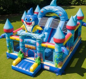T5-2230 Надувные замки в стиле Baby Shark