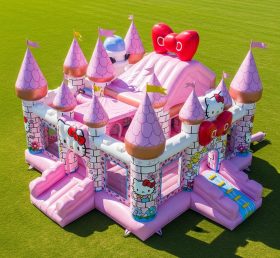 T5-2324 Надувные замки в стиле Hello Kitty