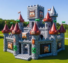 T5-2363 Надувные замки в стиле Minecraft