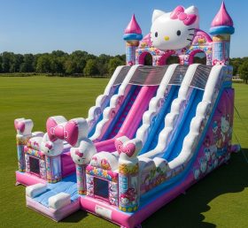 T8-9400 Надувная сухая горка в стиле Hello Kitty