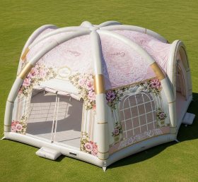 Tent1-6005 Свадебная тематическая надувная купольная палатка