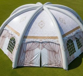 Tent1-6006 Свадебная тематическая надувная купольная палатка