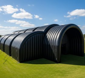 Tent1-6012 Черная туннельная надувная палатка