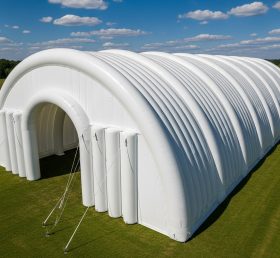 Tent1-6038 Гигантская Белая Арочная Тоннельная Надувная Палатка