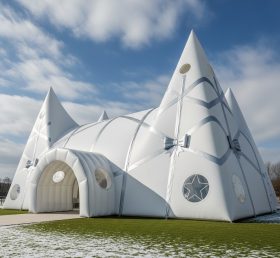 Tent1-6047 Надувная палатка в стиле ледяного замка