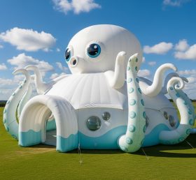 Tent1-6053 Надувная конструкция в океанической теме с осьминогом