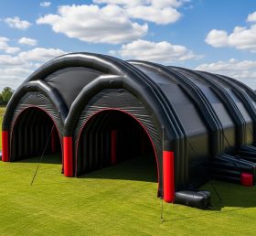 Tent1-6056 Черный купольный надувной тент