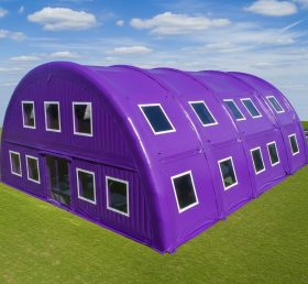 Tent1-6065 Пурпурная надувная палатка с окнами