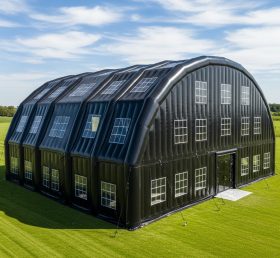 Tent1-6085 Черная надувная палатка с окнами
