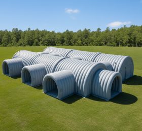 Tent1-6103 Серые модульные надувные тоннели надувная палатка