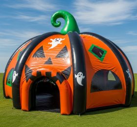 Tent1-6111 Надувной купольный тент в стиле Хэллоуина с тыквой