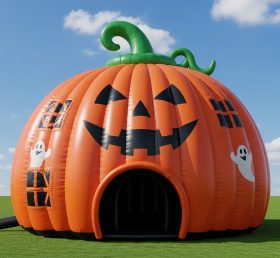 Tent1-6132 надувной купольный шатёр в стиле Хэллоуина с тыквой