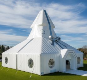 Tent1-6139 Гигантская надувная палатка в форме подарочной коробки